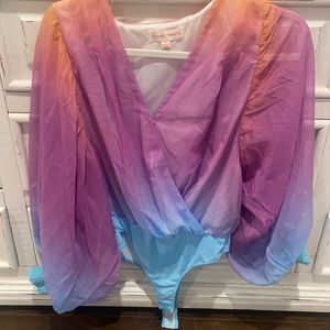 Small ombre sunset bodysuit